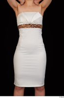  Rania dressed formal hips trunk upper body white dress 0001.jpg